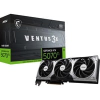 MSI GeForce RTX 5070 Ti 16G VENTUS 3X OC NVIDIA 16 GB GDDR7, Tarjeta gráfica GeForce RTX 5070 Ti, 16 GB, GDDR7, 256 bit, 7680 x 4320 Pixeles, PCI Express 5.0