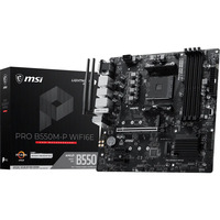 MSI PRO B550M-P WIFI6E, Placa base negro