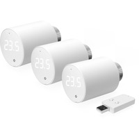 Shelly 3x BLU TRV + BLU Gateway Gen. 3, Control de calefacción blanco
