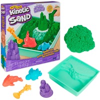 Spin Master Kinetic Sand - Set Sandbox con Arenero, 454 g de Arena Mágica Verde y 4 Accesorios - Kit Manualidades Niños - Juguetes Niños 3 Años +, Juego de arena Kinetic Sand - Set Sandbox con Arenero, 454 g de Arena Mágica Verde y 4 Accesorios - Kit Manualidades Niños - Juguetes Niños 3 Años +, Arena kinética infantil, 3 año(s), No tóxico, Verde