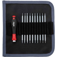 Wiha Destornillador con juego de hojas intercambiables SYSTEM 4 negro/Rojo