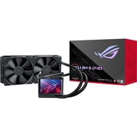 ASUS ROG RYUJIN II 240 Procesador Sistema de refrigeración líquida todo en uno 12 cm Negro 1 pieza(s), Refrigeración por agua Sistema de refrigeración líquida todo en uno, 12 cm, Negro