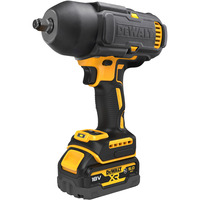 DEWALT Atornillador de impacto a batería DCF900P2G, 18 Voltios, 1/2", Tornillo de percusión amarillo/Negro