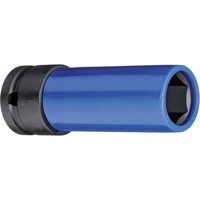 GEDORE Punta de destornillador resistente roja 1/2", SW 17mm, Llave de tubo azul