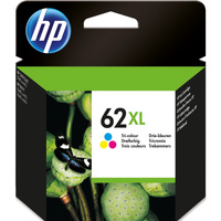 HP Cartucho de tinta original 62XL de alta capacidad tricolor Alto, Cian, Magenta, Amarillo, Tinta a base de colorante, 11,5 ml, 1 pieza(s), 415 páginas