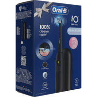Procter & Gamble iO Series 2 Adulto Cepillo dental vibratorio Negro, Cepillo de dientes eléctrico negro, Adulto, Cepillo dental vibratorio, Cuidados diarios, Sensible, Super sensitive, Negro, 2 min, Batería