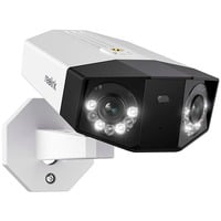 Reolink Duo Series P730 Bala (forma) Cámara de seguridad IP Exterior 4608 x 1728 Pixeles Pared, Cámara de vigilancia blanco/Negro, Cámara de seguridad IP, Exterior, Alámbrico, Google Assistant, 560 lm, 6500 K
