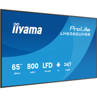 iiyama LH6566UHSB-B1AG, Pantalla de gran formato negro (mate)
