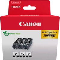 Canon 1509B028 cartucho de tinta 3 pieza(s) Original Negro Negro, 3 pieza(s), Multipack
