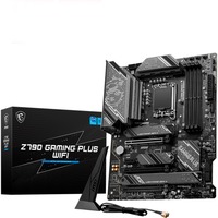 MSI Z790 GAMING PLUS WIFI placa base Intel Z790 LGA 1700 ATX gris/Negro, Intel, LGA 1700, Intel® Celeron®, Intel® Pentium® Gold, LGA 1700, DDR5-SDRAM, 192 GB