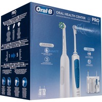 Procter & Gamble Idropulsore Health Center Adulto Cepillo dental oscilante Azul, Blanco, Limpieza bucal blanco, Adulto, Cepillo dental oscilante, Azul, Blanco, 2 min, 30 segundos, Blanco, Alrededor