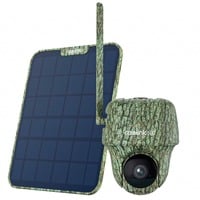 Reolink Go Series G450 + Solar Panel 2 Almohadilla Cámara de seguridad IP Exterior 3840 x 2160 Pixeles Techo/pared, Cámara de vigilancia camuflaje, Cámara de seguridad IP, Exterior, Inalámbrico y alámbrico, Google Assistant, Externo, Techo/pared