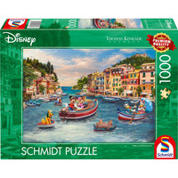 Schmidt Spiele Thomas Kinkade Studios: Disney - Mickey y Minnie en Italia, Puzzle 