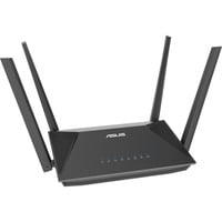 ASUS RT-AX52 AX1800 AiMesh router inalámbrico Gigabit Ethernet Doble banda (2,4 GHz / 5 GHz) Negro Wi-Fi 6 (802.11ax), Doble banda (2,4 GHz / 5 GHz), Ethernet, Negro, Router de sobremesa