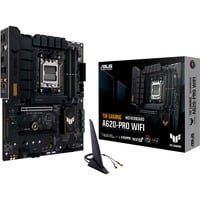 ASUS TUF GAMING A620-PRO WIFI AMD A620 Zócalo AM5 ATX, Placa base AMD, Zócalo AM5, AMD Ryzen 5000 Series, AMD Ryzen 7000 Series, Zócalo AM5, DDR5-SDRAM, 192 GB