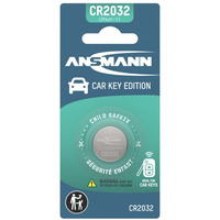 Ansmann CR2032 - Pila de botón de litio para llave de coche, Batería 