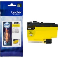 Brother LC-427XLY cartucho de tinta 1 pieza(s) Original Alto rendimiento (XL) Amarillo Alto rendimiento (XL), Amarillo, Tinta a base de pigmentos, 1 pieza(s), 5000 páginas, Pack individual