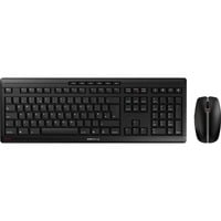 CHERRY Stream Desktop Recharge teclado Ratón incluido Universal RF inalámbrico QWERTY Inglés del Reino Unido Negro, Juego de escritorio negro, Completo (100%), Inalámbrico, RF inalámbrico, QWERTY, Negro, Ratón incluido