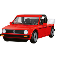 COBI Volkswagen Golf Cabriolet (1979-1993), Juegos de construcción rojo