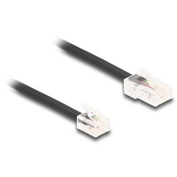 DeLOCK Cable telefónico RJ-45 conector > RJ-11 conector negro