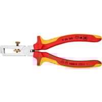 KNIPEX 11 06 160 Naranja, Rojo pelacable, Alicates pelacables 1 cm, 5 mm, De plástico, Naranja, Rojo, 16 cm, 166 g