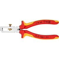 KNIPEX 11 06 160 Naranja, Rojo pelacable, Alicates pelacables 1 cm, 5 mm, De plástico, Naranja, Rojo, 16 cm, 166 g