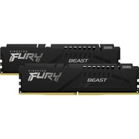 Kingston FURY FURY Beast 64GB 5200MT/s DDR5 CL40 DIMM (Kit de 2) Black, Memoria RAM negro, 64 GB, 2 x 32 GB, DDR5, 288-pin DIMM