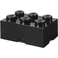 Room Copenhagen LEGO Storage Brick 6, Caja de depósito negro