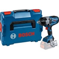 Bosch PRO Llave de impacto inalámbrica BITURBO GDS 18V-1600 HC Professional solo, 18Volt, Tornillo de percusión azul/Negro