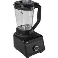 Braun JB 9040 Batidora de vaso 1600 W Negro, Batidora depie negro, Batidora de vaso, Función de impulso, Picahielos, 1 m, 1600 W, Negro