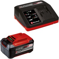EINHELL PXC-Starter-Kit 5,2Ah & 4A Fastcharger 4512114, Conjunto negro