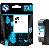 HP Cartucho de tinta original 45 grande negro Alto rendimiento (XL), Negro, Tinta a base de colorante, Tinta a base de pigmentos, 1 pieza(s), 930 páginas, Minorista