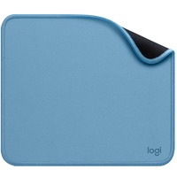 Logitech 956-000051 alfombrilla para ratón Azul, Alfombrilla de ratón celeste, Azul, Monocromo, Nylon, Poliéster, Caucho, Base antiderrapante