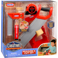 MGA Entertainment Little Tikes Creative Construction - Set de medición y corte, Herramientas para niños 