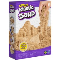 Spin Master KINETIC SAND - 2,5 kg de Arena Mágica Marrón Natural, para Jugar y Moldear - Juegos Infantiles - Kit Manualidades niños - Juguetes Niños 3 Años +, Juego de arena Kinetic Sand - 2,5 kg de Arena Mágica Marrón Natural, para Jugar y Moldear - Juegos Infantiles - Kit Manualidades niños - Juguetes Niños 3 Años +, Arena kinética infantil, 3 año(s), No tóxico, Marrón