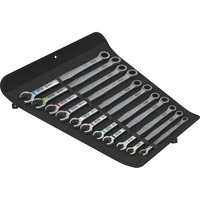 Wera Juego de llaves combinadas con trinquete 6007 Joker 11, 11 piezas, Llave de tuercas 