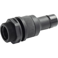 Alphacool Acoplamiento rápido ES G1/4 IG PushIn macho, Conexión negro