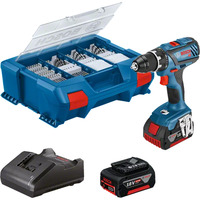 Bosch Taladro atornillador a batería GSR 18V-28 Professional, 18 voltios, Taladro/destornillador azul/Negro