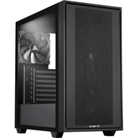 Chieftec Midi Tower GS-03B-BLK-OP, Schwarz Negro, Cajas de torre negro, Schwarz, Midi Tower, PC, Negro, ATX, EATX, micro ATX, Mini-ITX, Juego, 17,8 cm