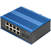 Digitus Switch Gigabit Ethernet PoE industrial 8+2 puertos, Interruptor/Conmutador 