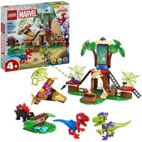 LEGO Spidey y Gobby: Batalla de Raptores en la Base de la Casa del Árbol, Juegos de construcción Juego de construcción, 4 año(s), Plástico, 143 pieza(s), 533 g