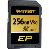 Patriot EP 256 GB SDXC, Tarjeta de memoria negro