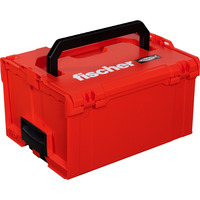 fischer 508138, Caja de herramientas rojo/Negro
