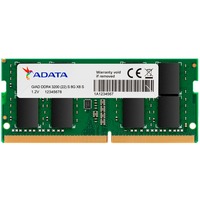 ADATA Premier módulo de memoria 8 GB 1 x 8 GB DDR4 260-pin SO-DIMM, Memoria RAM verde, 8 GB, 1 x 8 GB, DDR4, 3200 MHz, 260-pin SO-DIMM