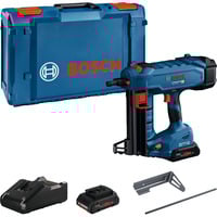 Bosch GNB 18V-38 Professional Pistola de clavos Batería, Nagler azul/Negro, Pistola de clavos, Cargador recto, Negro, Azul, 1,3 cm, 3,8 cm, 96 dB