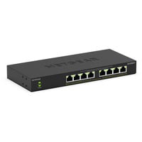 Netgear GS308LP, Interruptor/Conmutador negro