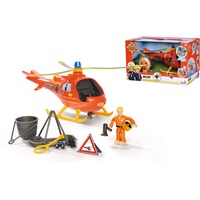 Simba Feuerwehrmann Sam Hubschrauber Wallaby, Vehículo de juguete naranja/Amarillo