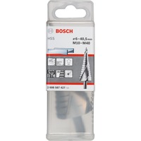 Bosch Broca escalonada HSS, Ø 6mm - Ø 40,5mm, M 10 - M 40, Taladro 