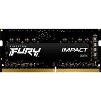 Kingston FURY FURY 32GB 3200MT/s DDR4 CL20 SODIMM Impact, Memoria RAM negro, 32 GB, 1 x 32 GB, DDR4, 260-pin SO-DIMM, Negro