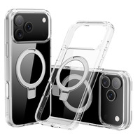 Nevox StyleShell SHOCKFlex con función de soporte, Funda para teléfono móvil transparente